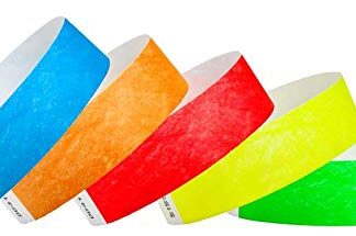 Universal India Tyvek Paper Wristbands for Events Party